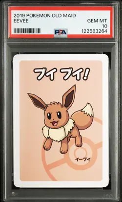 2019 POKEMON OLD MAID EEVEE PSA 10 - Image 1
