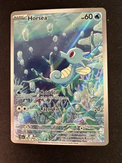 Pokemon TCG Horsea 067/064 Shrouded Fable Illustration Rare Full Art 💥 - Image 3