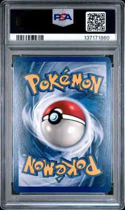 1999 POKEMON BASE SET UNLIMITED #7 HITMONCHAN-HOLO PSA 8 - Image 2