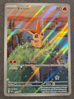 Victini 208 Illustration Rare SVP Black Star Promo Pokemon TCG - Image 1