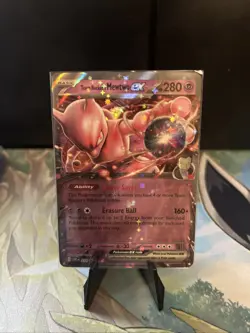 Pokemon Team Rockets Mewtwo Ex SVP 216 Destined Rivals Black Star Promo NM - Image 1
