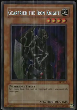 Yu-Gi-Oh! - Gearfried the Iron Knight 2004 BPT-002 - Image 1