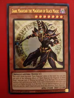 Yugioh Dark Magician the Magician of Black MagicINFO-EN006 - Image 1