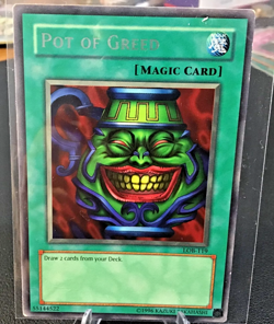 Pot of Greed LOB-119 (Rare, Unlimited, MP) Yugioh - Image 1