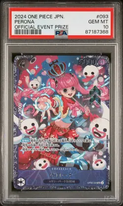 2024 PERONA PROMO OFFICIAL EVENT PRIZE #093 PSA 10 ONE PIECE - Image 1