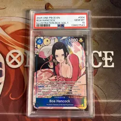 2025 ONE PIECE PROMOS ILLUSTRATION BOX VOL.1 #004 BOA HANCOCK PSA 10 GEM MINT - Image 1