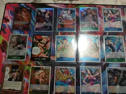 Rare and Super Rare One Piece Cards 21 Total Bulk Sale - Image 1