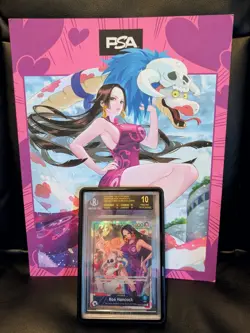2025 ONE PIECE PROMO COLLECTORS CLUB PSA MAGAZ #OP07038 BOA HANCOCK BGS 10 BLACK - Image 1