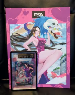 2025 ONE PIECE PROMO COLLECTORS CLUB PSA MAGAZ #OP07038 BOA HANCOCK BGS 10 BLACK - Image 4