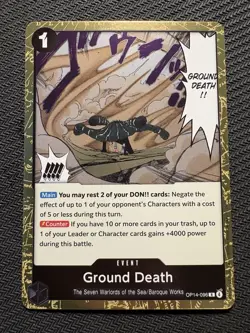 One Piece The Azure Sea's Seven - GROUND DEATH #OP14-096 ENGLISH CCG - Image 1