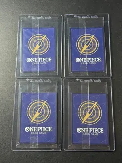 LOT X4 MONKEY.D.LUFFY MONKEY D LUFFY ST10-006 ONE PIECE TREASURE BOOSTER PROMO A - Image 2