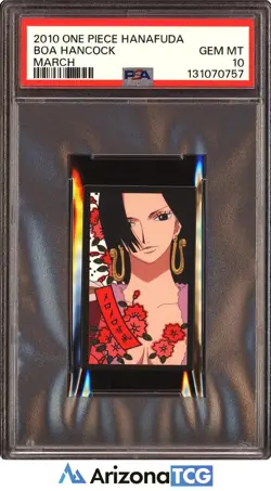 One Piece 2010 Boa Hancock March One Piece Hanafuda Japanese GEM MINT PSA 10 - Image 1