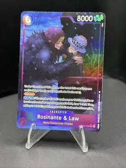 One Piece Rosinante & Law (Alternate Art) Alt Art EB04-038 The Azure Sea's Seven - Image 1