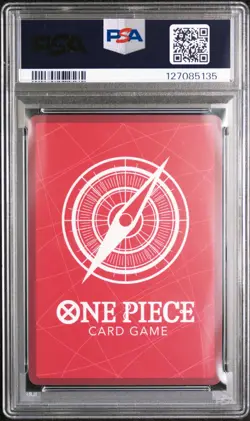 2025 ONE PIECE PROMOS PSA MAGAZINE EXCLUSIVE #001 SHANKS PSA 10 GEM 5135 - Image 2