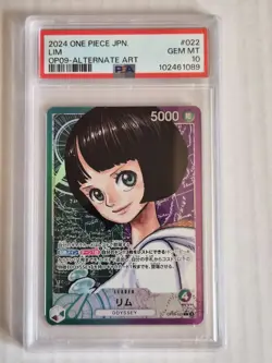 2024 One Piece OP09 Lim Alternate Art Leader #022 ENGLISH PSA 10 GEM MINT - Image 1