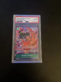 One Piece Kouzuki Oden Alternate Art Op02-030 Psa 10 - Image 1