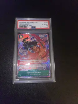 One Piece Kouzuki Oden Alternate Art Op02-030 Psa 10 - Image 2