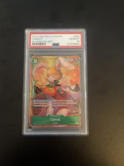One Piece Carrot Op08-023 Alternate Art Psa 10 - Image 1