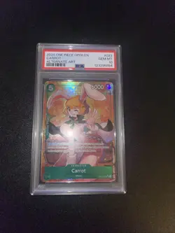 One Piece Carrot Op08-023 Alternate Art Psa 10 - Image 2