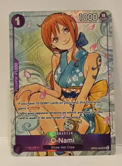 One Piece O-Nami OP05-062 Illustration Box Promo Volume 1 English NEW! - Image 1