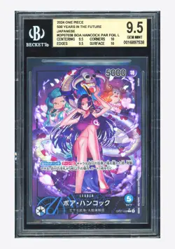 One Piece BGS 9.5 Boa Hancock L Alt Art 2024 OP07-038 OP07 Japanese - Image 1