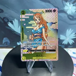 One Piece O-Nami OP06-101 Japanese 2nd Anniversary Promo R Alt Art NM - Image 1