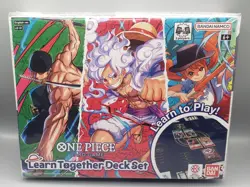 One Piece CCG Learn Together Deck Set-New/Factory Sealed - Image 1