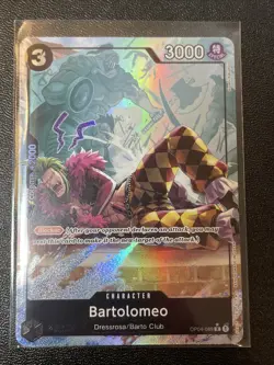 Bartolomeo OP04-089 Full Art PRB01 The Best One Piece Premium Booster English - Image 1