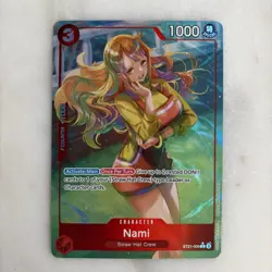 One Piece TCG Gear 5 Starter Deck Nami ST21-009 Alt Art English A - Image 1