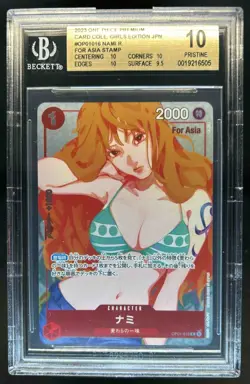2022 One Piece Romance Dawn JP Nami Alternate Art #OP01-016 BGS 10 - Image 1