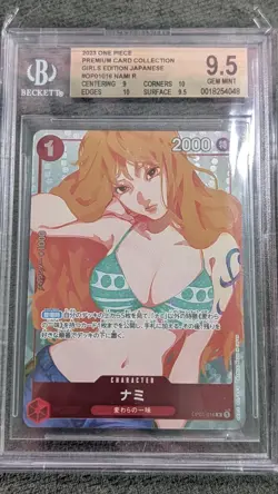 One Piece Card Game Nami Girls Edition Japanese Premium Card Collection BGS 9.5 - Image 1