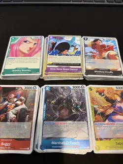 One Piece TCG PRB02 Premium Booster The Best Vol 2 160+ Pirate Foil Card Lot NM - Image 1