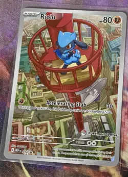 Riolu - 010 (Pokemon Center Exclusive) - Mega Evolution Promo Holo - NM - Image 1