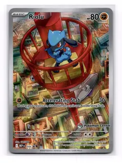 Riolu - 010 (Pokemon Center Exclusive) 010 Me: Mega Evolution Promo Holo - NM - Image 1