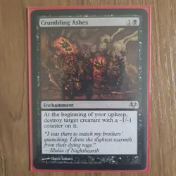 MTG ~ Crumbling Ashes ~ Eventide ~ Uncommon - Image 1
