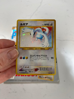 Lugia Holo Rare No 249 Japanese Neo Genesis Pokemon Card Vintage - Image 3