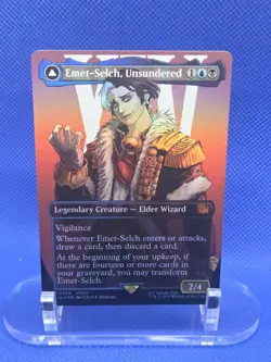 Magic the Gathering Final Fantasy Emet-Selch, Unsundered 0394 Borderless Foil NM - Image 1