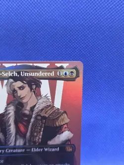 Magic the Gathering Final Fantasy Emet-Selch, Unsundered 0394 Borderless Foil NM - Image 4