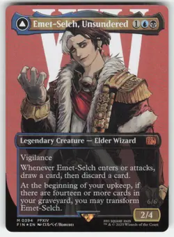 Emet-Selch, Unsundered (Borderless) Foil 394 M FINAL FANTASY Near Mint - Image 1