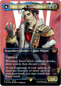 Emet-Selch, Unsundered - Borderless Surge Foil - 0539 - Final Fantasy MTG - NM/M - Image 1