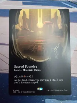 Sacred Foundry (Borderless) Edge of Eternities - Regular - NM - EOE - MTG - Image 1