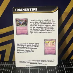 Pokemon Trainer Tips Card || Phantasmal Flames || Mega Gengar - Image 2