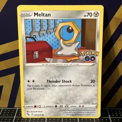 2022 Pokemon TCG || Miscut Error Card || Meltan #045 - Image 3