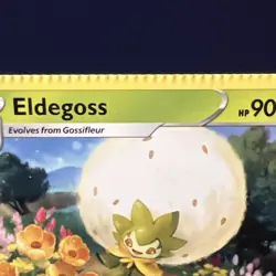 2021 Pokemon TCG || Miscut Crimped Error Card || Eldegoss #015 - Image 1