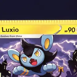 2021 Pokemon TCG || Miscut Crimping Error Card || Luxio #032 - Image 1