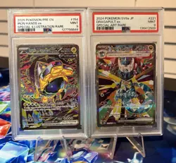 Pokemon Graded Card Set of 2, PSA 9 Iron Hands EX & PSA 9 Dragapult EX - Image 1