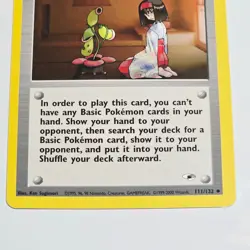 Pokemon TCG Good Manners Trainer Card Gym Heroes 111/132 Uncommon 2000 WOTC - Image 3