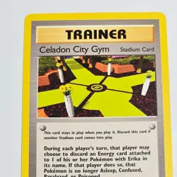 Pokemon TCG Celadon City Gym 1st Edition Trainer Card Gym Heroes 107/132 - Image 2