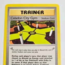 Pokemon TCG Celadon City Gym 1st Edition Trainer Card Gym Heroes 107/132 - Image 2