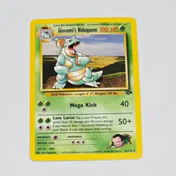 Pokemon TCG Giovanni's Nidoqueen 23/132 Gym Challenge WotC 2000 Rare Vtg Card - Image 1